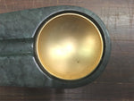 Green Marble Cigar Cigarette Ashtray Vintage Papel Giftware L56423 Indonesia
