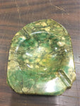 Vintage Mid Century Green Italian Alabaster Ashtray 1950 1960 Marble? Stone?