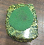 Vintage Mid Century Green Italian Alabaster Ashtray 1950 1960 Marble? Stone?