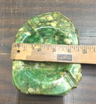 Vintage Mid Century Green Italian Alabaster Ashtray 1950 1960 Marble? Stone?