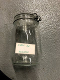 Niveau De Remplissage 1 Liter Canning Jar With lid, Blank With No Design.