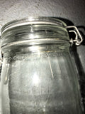 Niveau De Remplissage 1 Liter Canning Jar With lid, Blank With No Design.