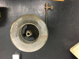 vintage original welsbach  brass gas scone light fixture wall light hand valve