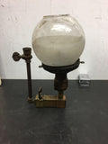 vintage original welsbach  brass gas scone light fixture wall light hand valve