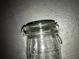 Niveau De Remplissage 1 Liter Canning Jar With lid, Blank With No Design.