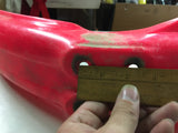 Honda CR 500 250 125 plastic front fender Neon orange