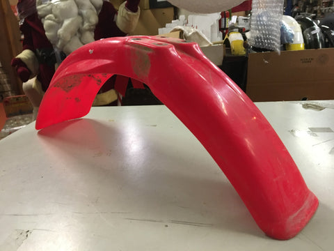Honda CR 500 250 125 plastic front fender Neon orange