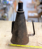 Vtg Antique Oil Wick Lamp Betty B&O Railroad Lantern 1800's Train Tin Solder Can