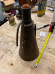 Vtg Antique Oil Wick Lamp Betty B&O Railroad Lantern 1800's Train Tin Solder Can