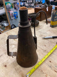 Vtg Antique Oil Wick Lamp Betty B&O Railroad Lantern 1800's Train Tin Solder Can
