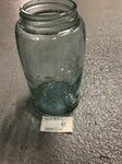 -Atlas- Mason's Patent Blue Glass 1 qt Mason Canning Jar Without Lid Has bubbles