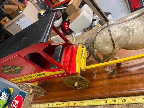 Vtg Atlantic Pacific Tea co Breyer Horse Carriage A&P Grocery Display!