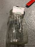 Atlas E-Z Seal Mason Clear Glass 1 qt Mason Canning Jar Without Lid Has Clamp