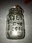 Atlas E-Z Seal Mason Clear Glass 1 qt Mason Canning Jar Without Lid Has Clamp