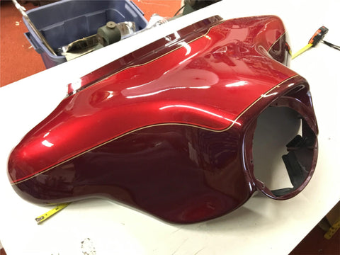 '13 Harley Ember Red Sunglo Merlot Sun dbl pin outer fairing Touring # 58503-05A