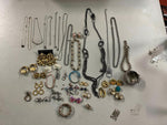 VTG Giant Lot of Mardi Gras Decorative silver/gold Costume Jewelry