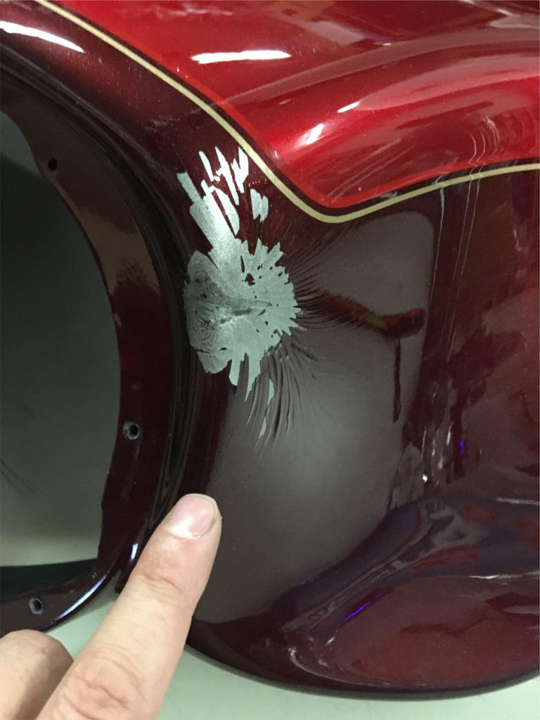 harley ember red sunglo paint