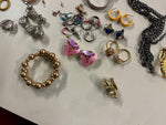 VTG Giant Lot of Mardi Gras Decorative silver/gold Costume Jewelry