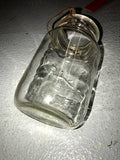 Atlas E-Z Seal Mason Clear Glass 1 qt Mason Canning Jar Without Lid Has Clamp