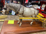 Vtg Atlantic Pacific Tea co Breyer Horse Carriage A&P Grocery Display!