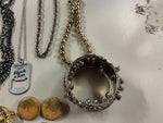 VTG Giant Lot of Mardi Gras Decorative silver/gold Costume Jewelry