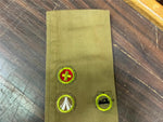 VTG 1930s-40s Boy Scouts of America Merit Badge Sash w/ 13 badges