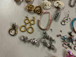 VTG Giant Lot of Mardi Gras Decorative silver/gold Costume Jewelry