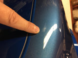 '06 Harley Dark Blue Pearl/Flame blue? dbl pin outer fairing Touring # 58503-05A