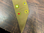 VTG 1930s-40s Boy Scouts of America Merit Badge Sash w/ 13 badges