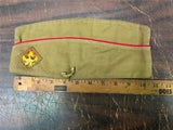 VTG 1950s Boy Scouts of America Garrison cap Sz L w/ be prepared pins