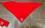 VTG 1950s Boy Scouts of America Lot of 2 Red Neckerchief bandana & sash