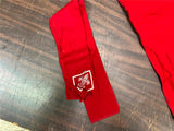 VTG 1950s Boy Scouts of America Lot of 2 Red Neckerchief bandana & sash