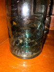 Ball Mason Blue Glass Canning Mason's Jar 1/2 Gallon Jar Without A Lid