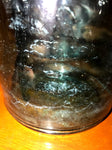 Ball Mason Blue Glass Canning Mason's Jar 1/2 Gallon Jar Without A Lid