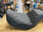 Saddleman Step-Up Seat Harley Dyna 2006^ Lattice FXD Superglide low rider Street