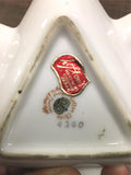 Lefton China 4340 Order of Eastern Star Ashtray Women's Masonic Vtg Porcelain