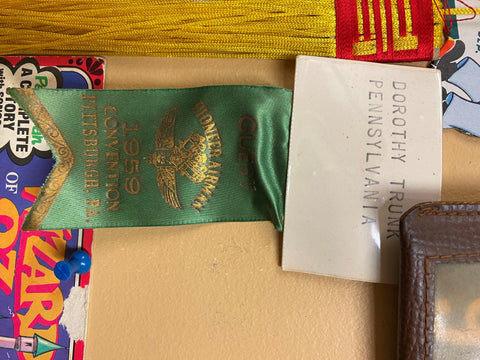 Vtg Airman Pilot Military Air Force WW2 Ribbon Award Johhn Trunk Australia USA