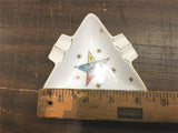 Lefton China 4340 Order of Eastern Star Ashtray Women's Masonic Vtg Porcelain