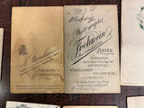 VTG Antique Early 1900s German Photographer's Photographs Lot of 9 Willy Schrade