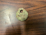 VTG antique Miller Empire 6-Lever Pushkey Padlock missing key lock