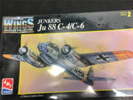 UNOPEN VINTAGE AMT Junkers Ju 88 C-4 C-6 Sealed 1/72 Scale Airplane Model Kit 18