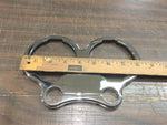 Arlen Ness Dual Gauge Mount 1984^ Chrome T-Bars 1' Diameter and 3-1/2' Centers