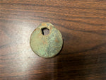 VTG antique Miller Empire 6-Lever Pushkey Padlock missing key lock
