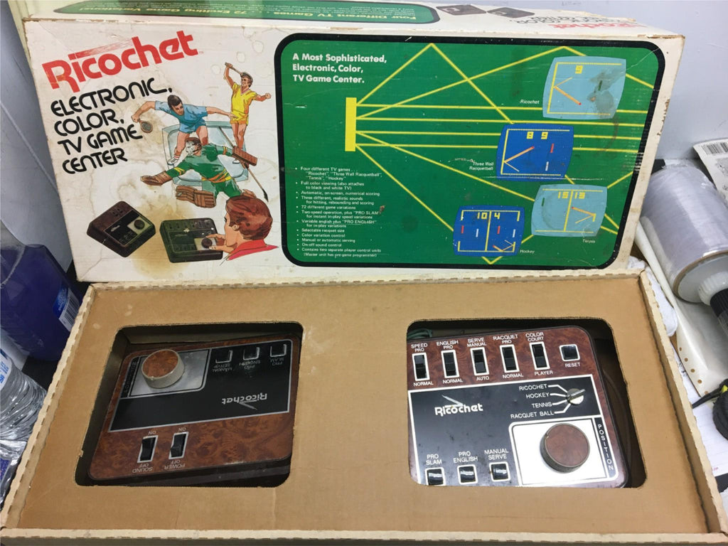 1970s Ricochet Vintage electronics color tv Video game center 72 game –  cyclewarehouse.online