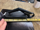 Custom Bar End Mirrors Black Clamp ON Harley Honda Motorcycle Rectangle Pair