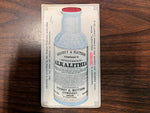VTG Antique 1920s Keasbey & Mattison Alkalithia Ad Ink Blotter Bottle Quack