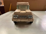 VTG 1960s Buddy L Auto car Transport Truck & Trailer White Pressed Steel