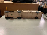 VTG 1960s Buddy L Auto car Transport Truck & Trailer White Pressed Steel