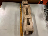 VTG 1960s Buddy L Auto car Transport Truck & Trailer White Pressed Steel