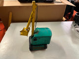 VTG 1950s Structo Construction Co Green Metal Power Scoop Shovel toy Rare